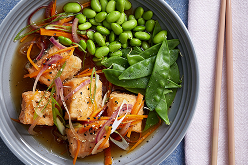 Saumon mariné en sauce nanban